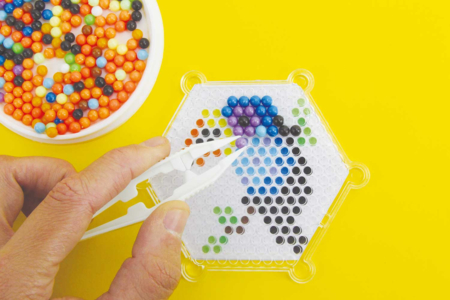 Motifs pieuvre et perroquet 1 - Aqua perles – 10doigts.fr