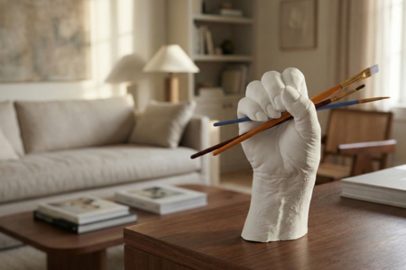 moulage empreinte de main - Empreinte - Modelage et moulage – 10doigts.fr