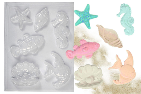 Moule poissons - Moules pour plâtre, savon, béton ... – 10doigts.fr