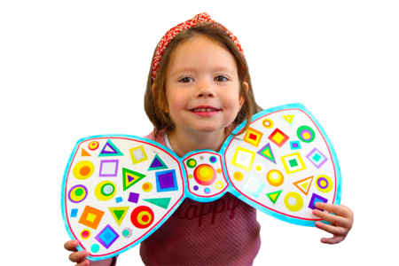 noeud papillon gommettes - Gommettes formes assorties – 10doigts.fr