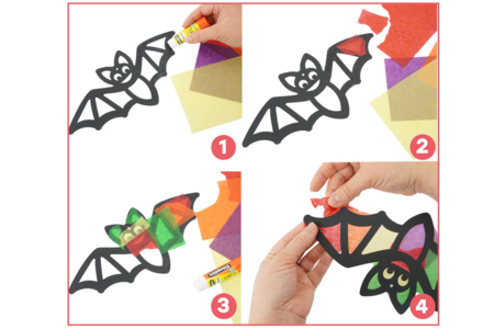 notice kit vitrail halloween - Kits créatifs Halloween – 10doigts.fr