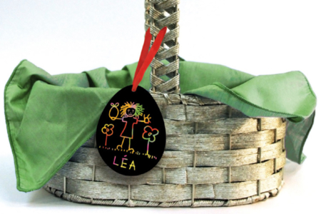 Oeufs de Pâques en carte à gratter - Kits créatifs Pâques – 10doigts.fr