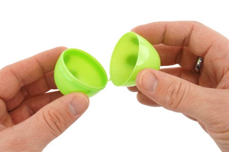 oeufs en plastique à remplir - Oeufs de Pâques créatif – 10doigts.fr