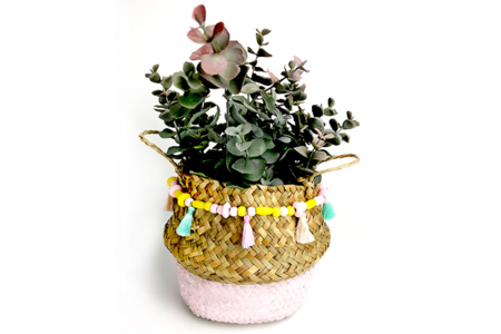Panier pastel - Activités manuelles Déco maison DIY – 10doigts.fr