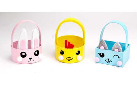 paniers animaux - Paniers de Pâques – 10doigts.fr