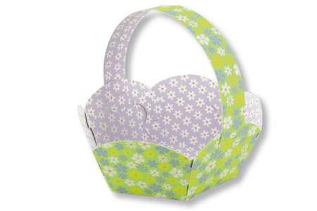 Paniers fleuris - Activités manuelles DIY Pâques – 10doigts.fr