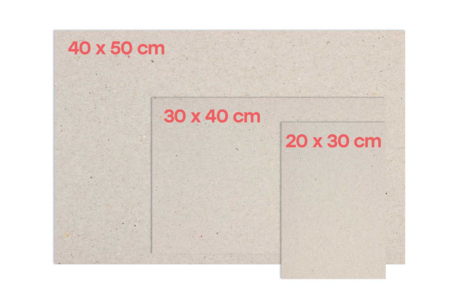 panneaux gris carton - Papiers épais et cartons – 10doigts.fr