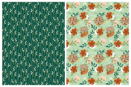 papier decopatch fleurs et foil - Papiers Décopatch – 10doigts.fr