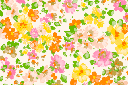 papier fleurs champêtre - Papiers Décopatch – 10doigts.fr