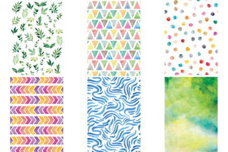 papier glacé décoré - Papiers à motifs – 10doigts.fr