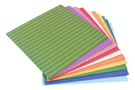 papier origami à motifs 15 x 15 cm - Papiers Origami – 10doigts.fr