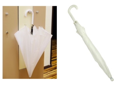 parapluie blanc personnalisable pour enfants - Plastique Opaque – 10doigts.fr