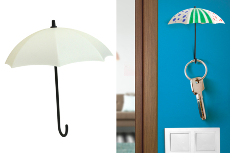 parapluie porte clés déco maison - Plastique Opaque – 10doigts.fr