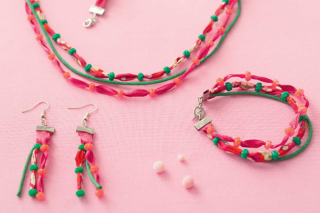 parrure bijoux scoubidous - Scoubidou – 10doigts.fr