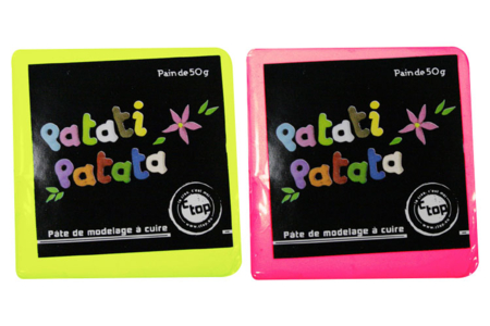 Patati Patata - Pâtes polymères thermodurcissables fluos - Pâtes PATATI PATATA - Pâte Polymère : FIMO ... – 10doigts.fr