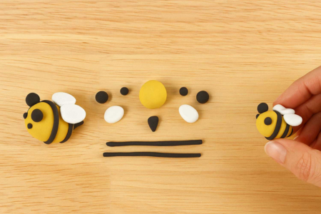 pâte à modeler jaune abeille - Pâtes à modeler autodurcissantes – 10doigts.fr