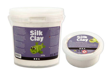 Pâte à modeler Soft Clay blanche ultra-souple - Pâtes à modeler autodurcissantes – 10doigts.fr