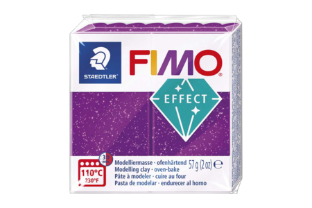 pâte fimo violet pailleté - Pâtes Fimo Effect – 10doigts.fr