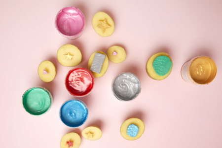 peinture à doigts nacrées pébéo - Peinture gouache aux doigts – 10doigts.fr