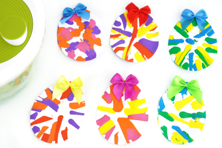 peinture Essoreuse Salade Paques oeufs - Activités manuelles DIY Pâques – 10doigts.fr