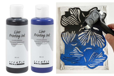 Peinture Linogravure 85 ml - Noir - Linogravure – 10doigts.fr