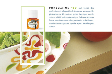 peinture porcelaine - Peinture verre et faïence – 10doigts.fr