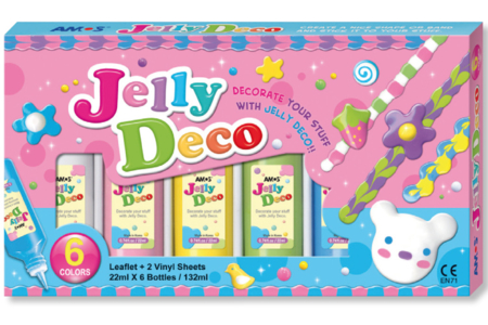 Peinture repositionnable JELLY DECO - Activités manuelles pour la création de vos bijoux – 10doigts.fr