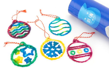 Peinture Sel Boule Noel - Activités manuelles décorations du sapin de Noël – 10doigts.fr