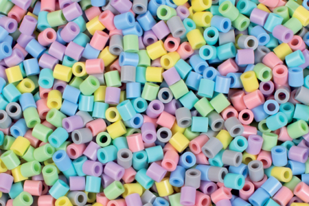 Perles à repasser, couleurs pastels - Perles à repasser 5 mm – 10doigts.fr