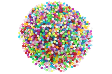 perles citrouilles plastique - Perles Plastique – 10doigts.fr