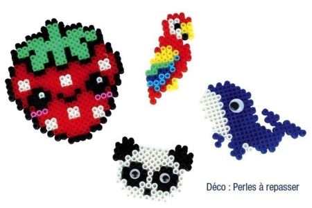 Perles fusibles à repasser, couleurs opaques - Perles à repasser 5 mm – 10doigts.fr