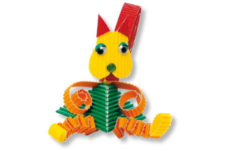 personnage en carton ondulé - Carton ondulé – 10doigts.fr