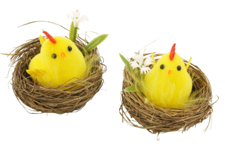 petites poules décoration pâques - Accessoires décoratifs de Pâques – 10doigts.fr