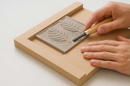 Planche de sécurité pour linogravure - Linogravure – 10doigts.fr