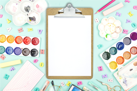 planchette à pince - Accessoires de dessin – 10doigts.fr