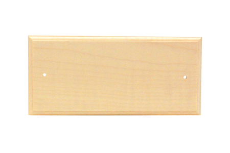 plaque en bois percé - Plaque de porte – 10doigts.fr