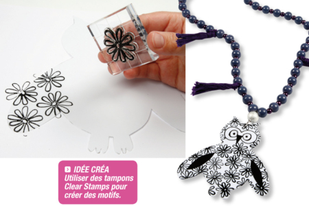 Plastique magique : Déco + tampons Clear Stamp - Activités manuelles fête des mères – 10doigts.fr