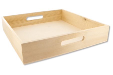 Plateau carré - Plateaux en bois – 10doigts.fr