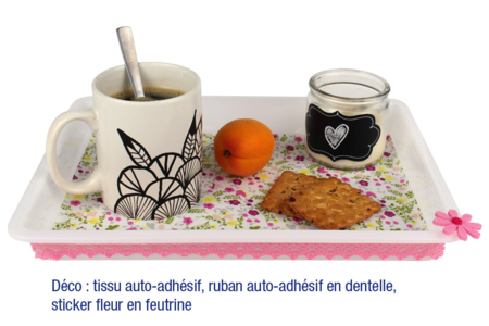 Plateau en PVC blanc  - Outils et colles - Construction et Maquette – 10doigts.fr