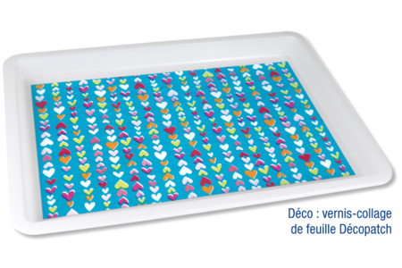 Plateau en PVC blanc - Outils et colles - Construction et Maquette – 10doigts.fr