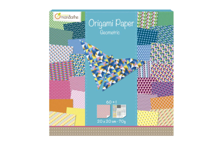 pochette papier origami géométrique - Papiers Origami – 10doigts.fr