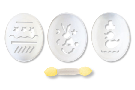 Pochoirs pour oeuf plastique - Accessoires décoratifs de Pâques – 10doigts.fr