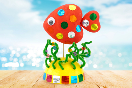 poisson brillant DIY enfant activité bricolage - !! Vieux tutos à supprimer !! – 10doigts.fr
