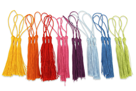 pompons longs coloré - Pompons – 10doigts.fr