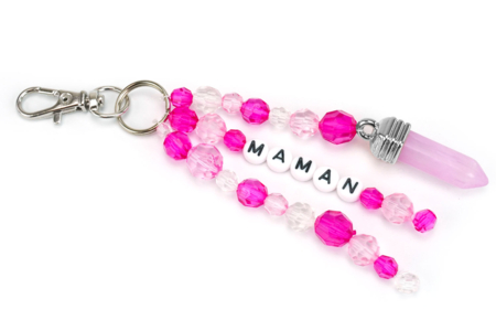 porte clé gemme - Breloques, pampilles – 10doigts.fr