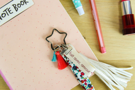 porte clé rubans et biais - Fermoirs bijoux – 10doigts.fr