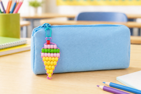 porte clef en perles - Activités manuelles pour fabriquer vos porte-clés – 10doigts.fr