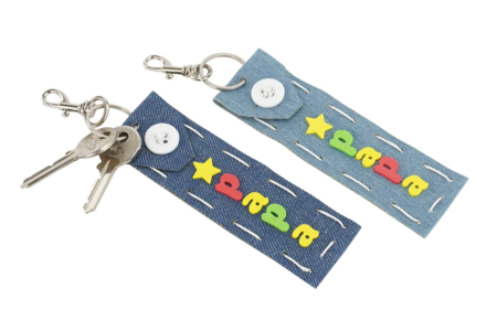 Porte clef Jean fete peres - Porte-clés et range-clés pour Papa – 10doigts.fr