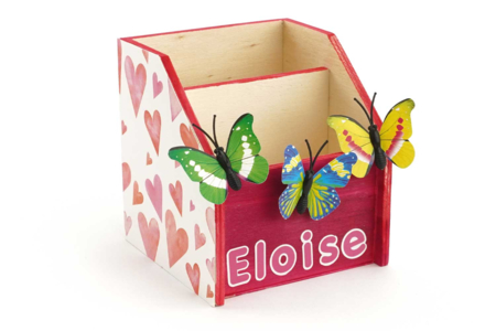 pot à crayons et papillons - Décorations à coller – 10doigts.fr