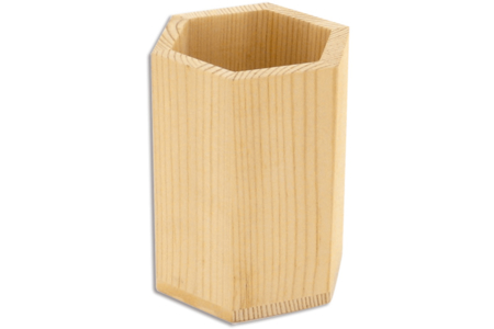 Pot à crayons héxagonal - Pots à crayons, cache-pots – 10doigts.fr